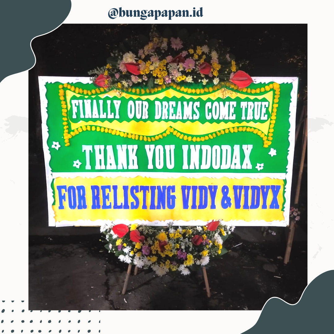 Bunga Papan Terima Kasih - BPTK259