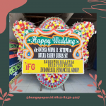 Bunga Papan Happy Wedding - BPHW300