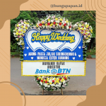Bunga Papan Happy Wedding - BPHW268